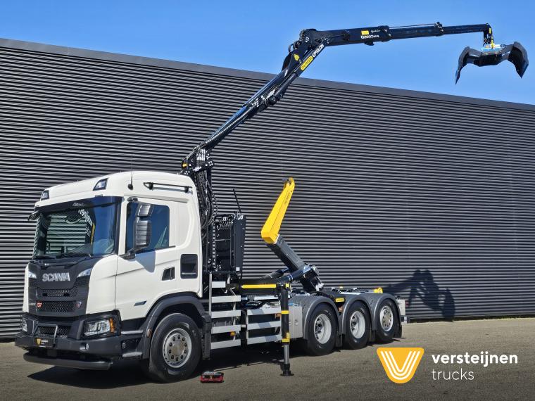 Scania G460 8x4*4 XT / PALFINGER EPSILON Q200 KRAAN + HAAKARM